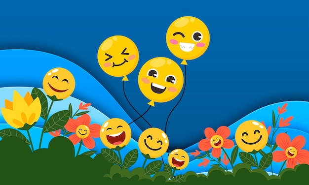 Smiley Face Optimism Wallpaper – Free Download