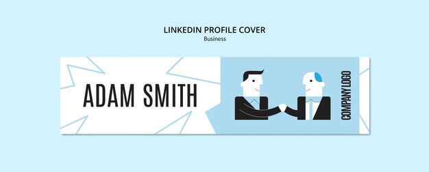 Business Strategy LinkedIn Profile Template – Free Download