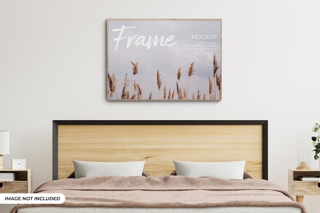 Editable Interior Frame Mockup PSD Template – Free Download