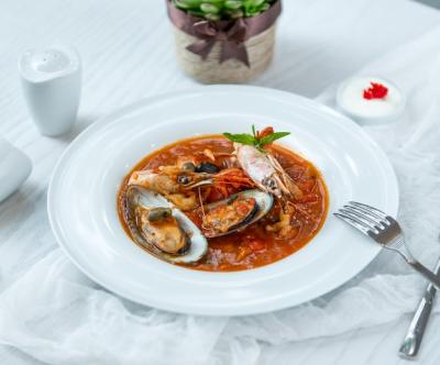 Seafood Soup on the Table – Free Download