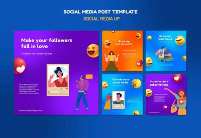 Instagram Post Templates for Social Media – Free Download