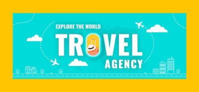 Travel Agency Flat Social Media Cover Template – Free Download