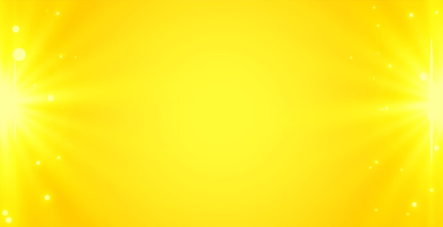 Radiant Yellow Sunbeam Banner Vector Template – Free to Download