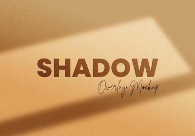 Organic Shadow Overlay Mockup on Textured Surface Background PSD – Free Download