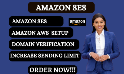 I Will Setup and Increase Amazon AWS, Amazon SES, Domain Verification