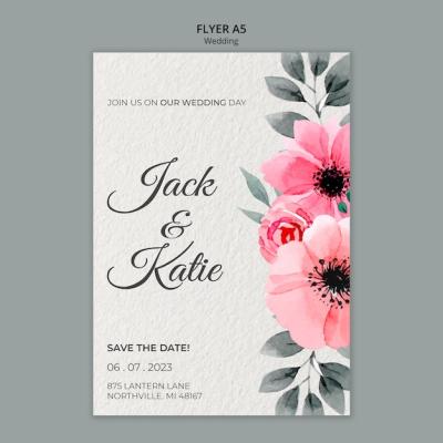 Wedding Concept Flyer Template – Free to Download