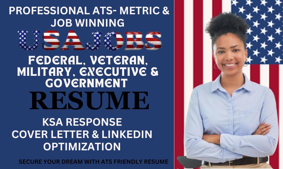 I Will Write a Federal Resume and Cover Letter for Your Targeted Federal Job on USAJOBS