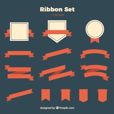 Ribbons Set – Free Stock Photos for Download