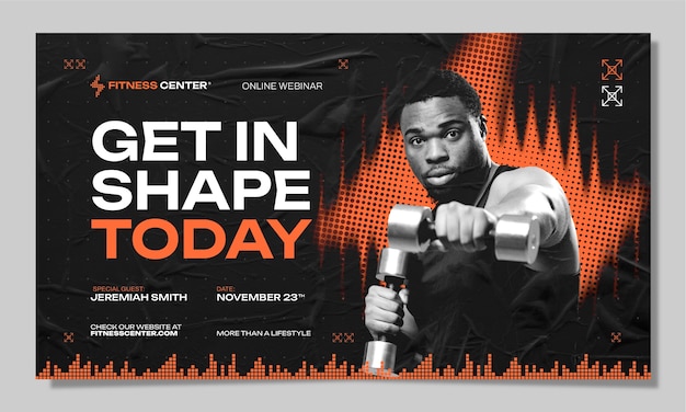 Fitness Center Template Design – Free Download