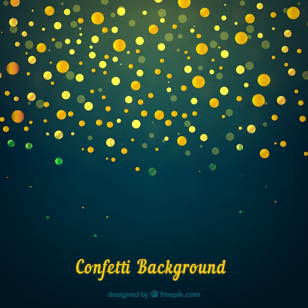 Golden and Bright Confetti Background – Free Download