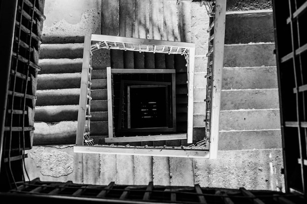 Spiral Staircase in Black and White – Free Stock Photo, Download Free