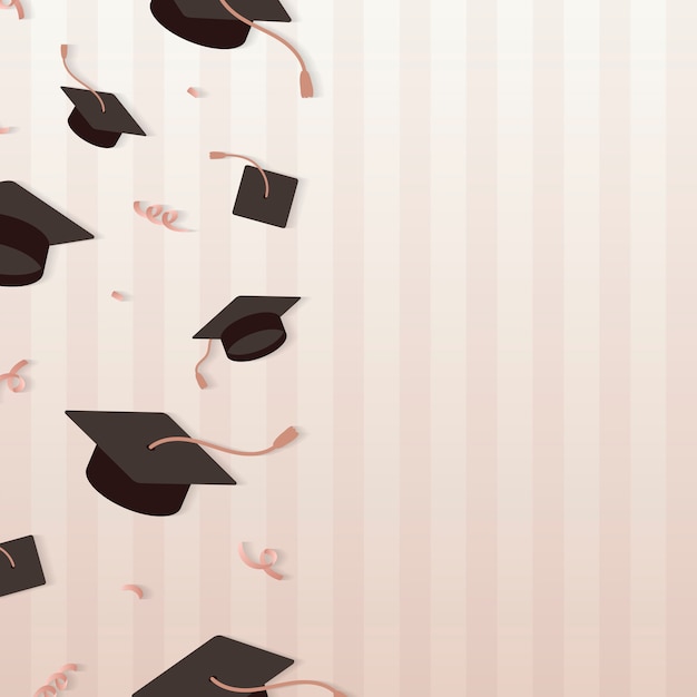 Graduation Hats Frame – Free Download