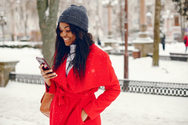 Pretty Black Girl in Winter – Free Stock Photo, Download for Free