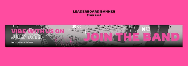 Music Band Template Design – Free Download