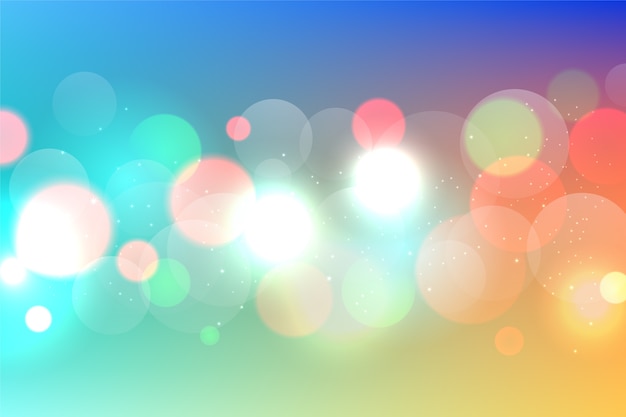 Colorful Bokeh Background with Sparkly Particles – Free Download