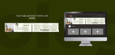 Eco Home Real Estate YouTube Banner Template – Free Download