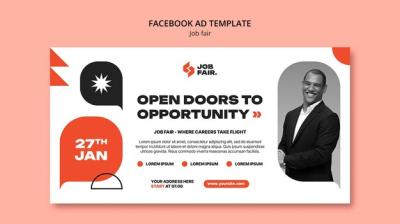 Job Fair Template Design for Eye-Catching Events – Free Download