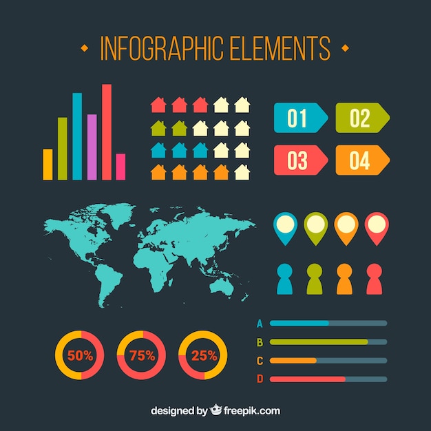 Modern Infographic Elements – Download Free Stock Photos