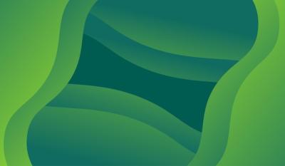 Modern Green Gradient Wave Background – Free Download