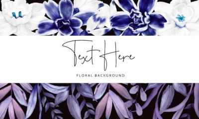 Elegant Hand Drawn Floral Background Design – Free Download