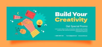 Social Media Cover Template for Graphic Design Company – Free Download