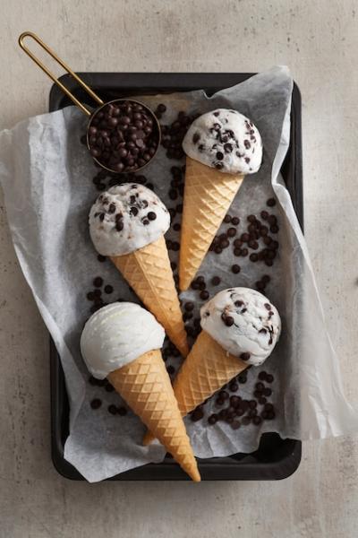 Delicious Chocolate Chips Ice Cream – Free Download