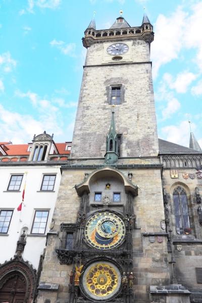 Tower and Clock on Staromestska Square, Prague, Czech Republic – Free Download