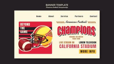 Super Bowl Template Design – Free Download