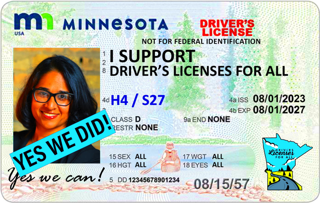 Drivers Licenses for All Becomes Law Immigrant Law Center of Minnesota