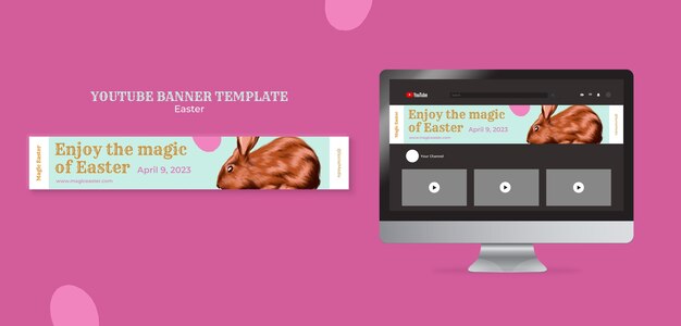 Easter Bunny Template Design – Free Download for Creative Projects