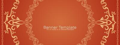 Abstract Decorative Ethnic Banner Template – Free to Download