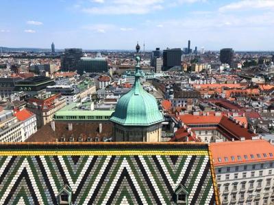 Aerial View of City Buildings Against Sky – Free Stock Photo for Download