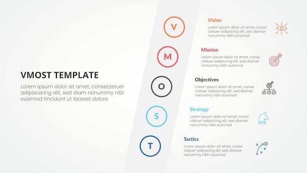 Vmost Analysis Template Infographic Concept for Slide Presentation – Free Stock Photo, Download for Free