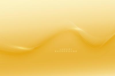 Premium Golden Flowing Smooth Lines Background Design – Free Download