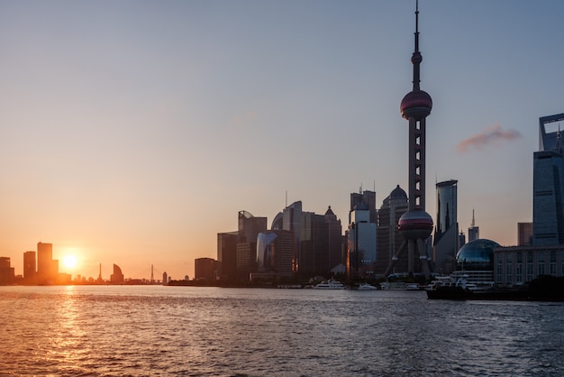 Explore the Stunning Shanghai Skyline – Free to Download Stock Photo