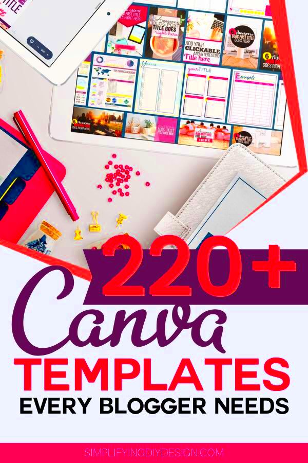 220 Canva Templates for Bloggers How to start a blog Social media 