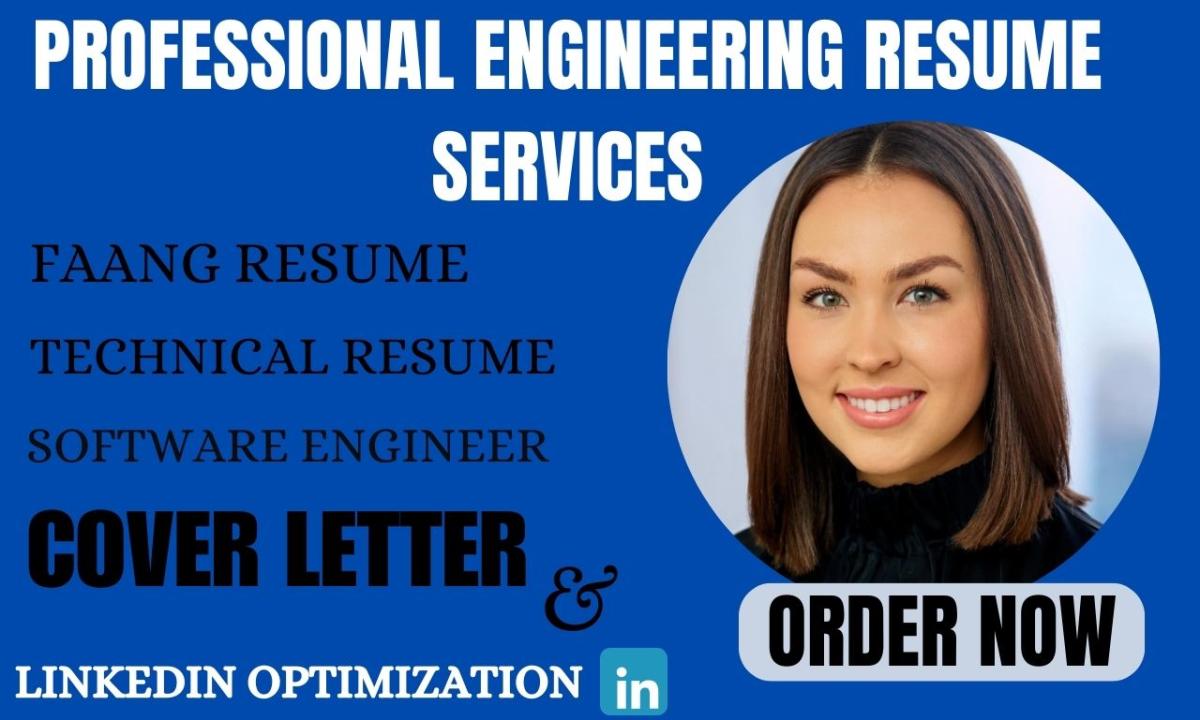 I Will Craft Engineering and Software Engineering Resumes with Resume Writing