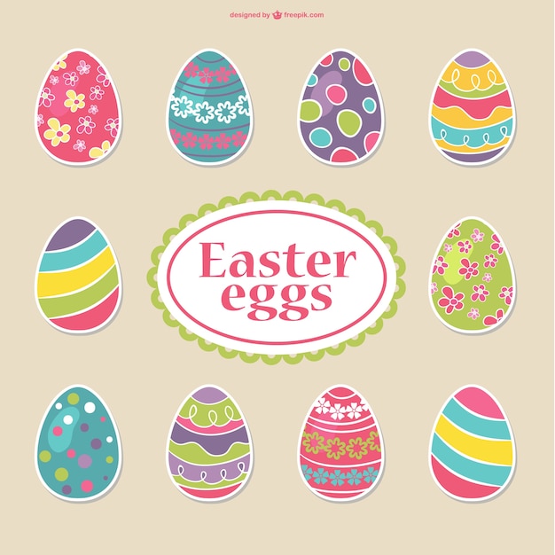 Easter Eggs Vector Illustrations – Download Free Stock Photo