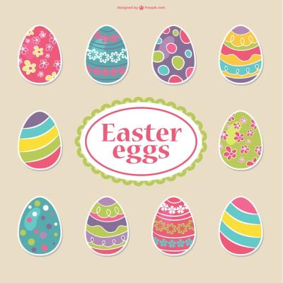 Easter Eggs Vector Illustrations – Download Free Stock Photo