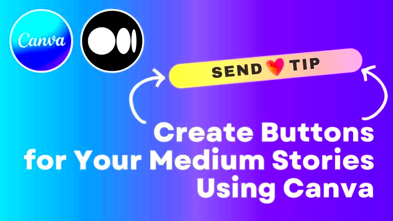 How to Design Medium Buttons Using Canva Pro YouTube