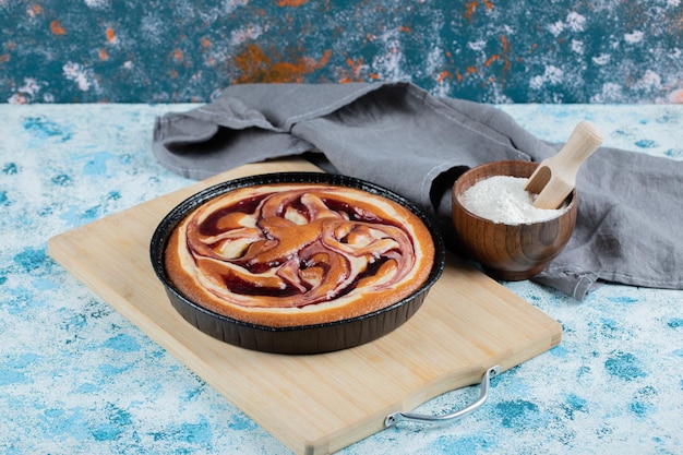 Strawberry Pie in a Black Metallic Pan – Free to Download