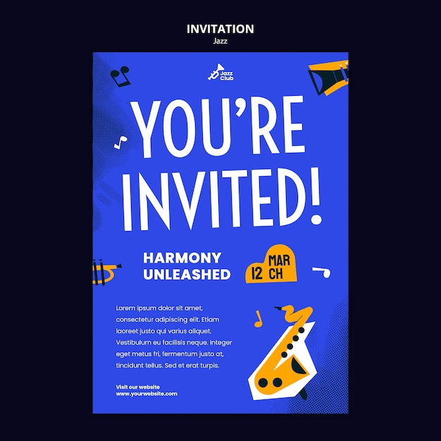 Music Festival Invitation Template – Free to Download