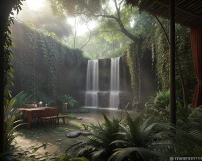 Nature Room with Relaxing Environment 3D Rendering – Free to Download