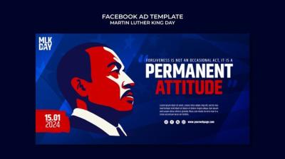 Martin Luther King Day Template Design – Free Download