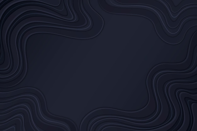 Gradient Black Background with Wavy Lines – Free Download