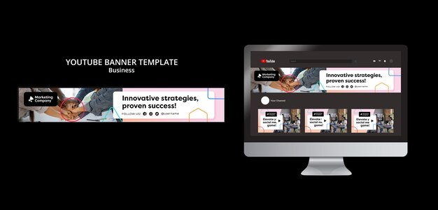 Flat Design Business Template – Free Download