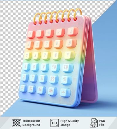 3D Calendar Icons Vector Illustration on a Computer Keyboard – Free Download