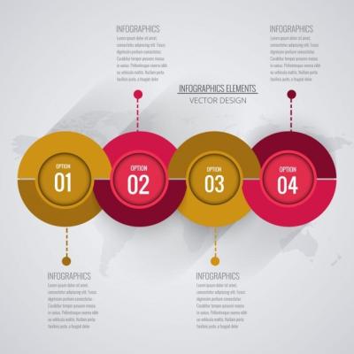 Timeline with Circles – Free Stock Photo for Download