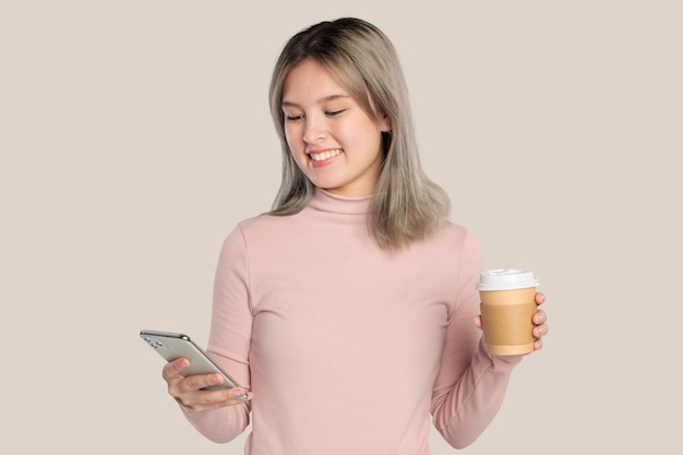 Happy Young Woman Using a Smartphone – Free Stock Photo, Download Free