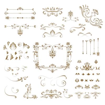 Ornamental Elements Collection – Free Download for Vector Templates